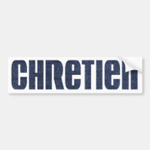 Chrétien aspect jean's bumper sticker
