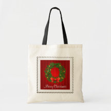 chrimstas stamp bag