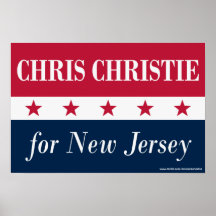 Chris Christie for New Jersey Posters