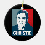 CHRIS CHRISTIE POSTER CHRISTMAS ORNAMENT