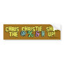 Chris Christie shut the @%&# up! Bumper Sticker