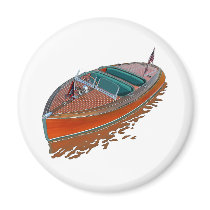 Chris-Craft Barrel Back Fridge Magnets