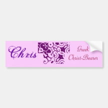Chris Designer Name III Bumper Sticker