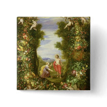 Christ and Mary Magdalene Button