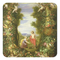 Christ and Mary Magdalene Sticker