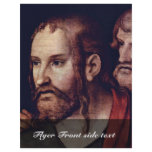 Christ And The Adulteress  By Cranach D. J. Lucas Flyer Design