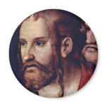 Christ And The Adulteress  By Cranach D. J. Lucas Refrigerator Magnets