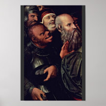 Christ And The Adulteress Detail By Cranach D. J. Poster
