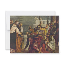 Christ And The Centurion Of Capernaum By Veronese Custom Announcement
