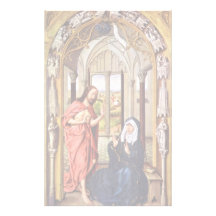 Christ Appears To Mary By Weyden Rogier Van Der Stationery Paper