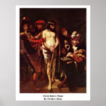 Christ Before Pilate By Nicolaes Maas Print