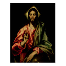 Christ Blessing Post Card