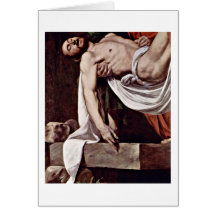 Christ By Michelangelo Merisi Da Caravaggio Card