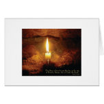 "Christ Candle" Christian Art Card