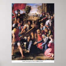 Christ Carrying the Cros by Raffaello Santi This p Posters