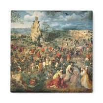 Christ carrying the Cross, 1564 Fridge Magnet
