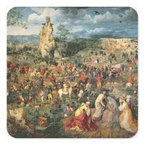 Christ carrying the Cross, 1564 Square Sticker