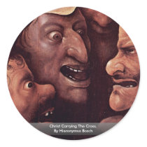 Christ Carrying The Cross.  By Hieronymu Bosch Sticker