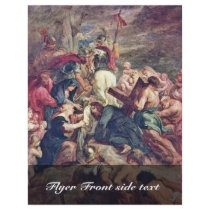 Christ Carrying The Cross By Rubens Peter Paul Custom Flyer