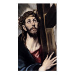 Christ Carrying the Cross circa 1580 Business Card Template