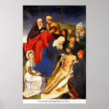Christ Child And Angel by Dieric Bouts Poster