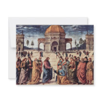 Christ Hands St. Peter The Keys To The Kingdom Custom Invite