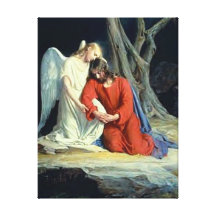 Christ in Gethsemane Canvas Prints