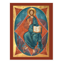 Christ in Glory Prayer Card Post Cards