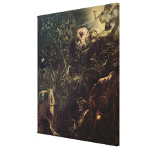 Christ in the Garden of Gethsemane 2 Stretched Canvas Print