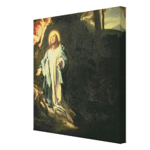 Christ in the Garden of Gethsemane 3 Gallery Wrapped Canvas
