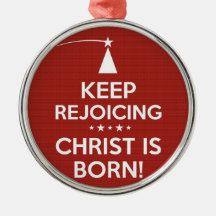 Christ is Born Ornament
