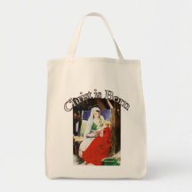 Christ is Born Tote Bags