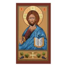 Christ Mini Prayer Card Business Cards