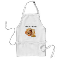 Christ on a cracker aprons