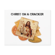 Christ on a cracker postcards