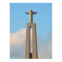 Christ on the Hill in Lisbon Post Cards