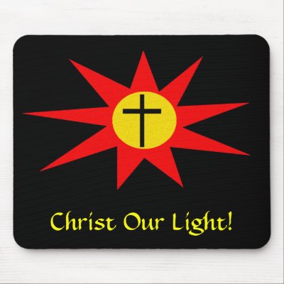 Christ Our Light! Mouse Mats by Clarence_Jones