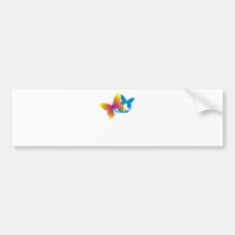 Christ Papillon Bumper Sticker