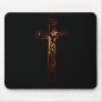 Christ sur croix Black Edition Mousepads