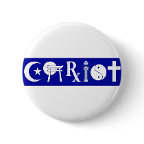 Christ - Symbols Pinback Button