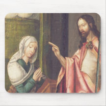 Christ the Redeemer blessing a woman (panel) Mousepad