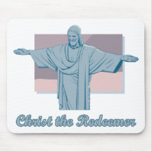 Christ the Redeemer Mouse Pads