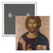 Christ the Redeemer, Source of Life, c.1393-94 Pinback Buttons