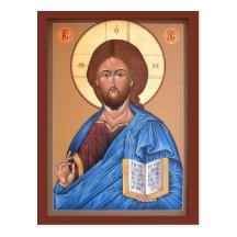 Christ the Teacher Prayer Card Post Card