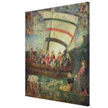 Christ walking on the water, after the 'Navicella' Gallery Wrapped Canvas
