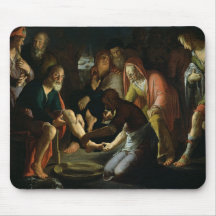 Christ Washing the Disciples' Feet, 1623 Mousepads