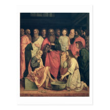 Christ Washing the Disciples' Feet Post Card