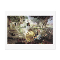 Christ with Martha and Maria circa 1886 Postcards