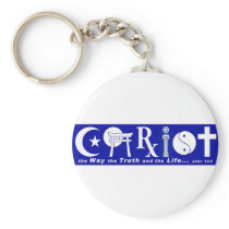 Christ with Verse 2 Keychain