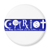 Christ with Verse 2 Magnet